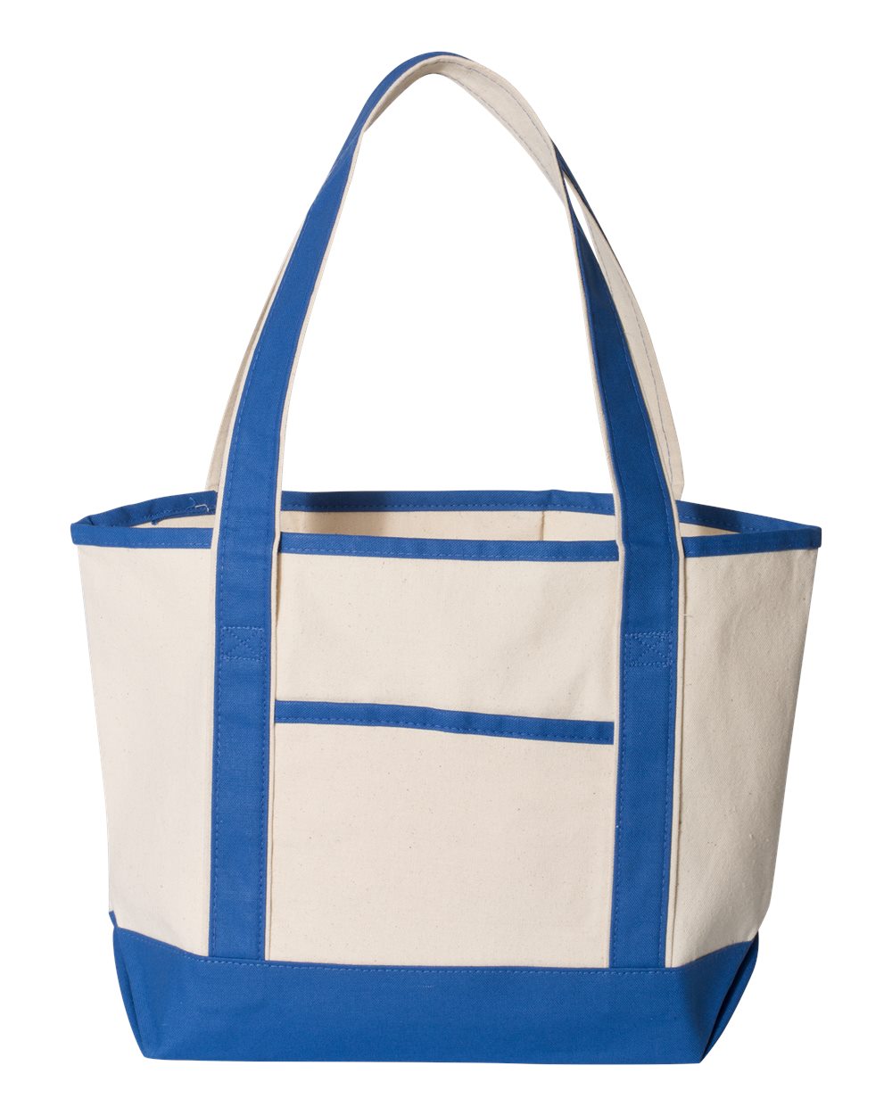 Q-Tees Q125800 - Natural/ Royal