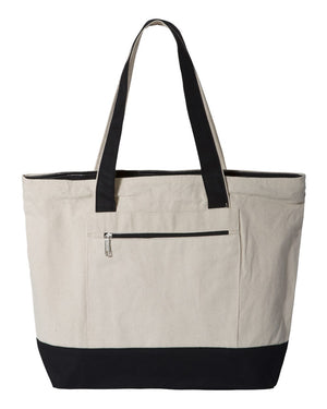 Q-Tees Q1300 - Natural/ Black