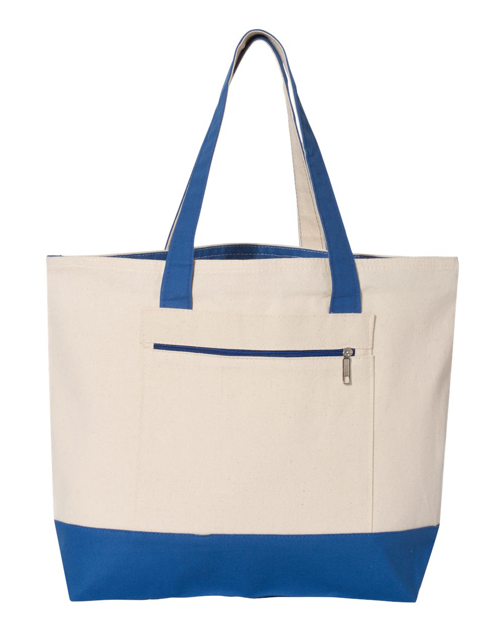 Q-Tees Q1300 - Natural/ Royal