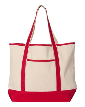 Q-Tees Q1500 - Natural/ Red