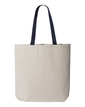 Q-Tees Q4400 - Natural/ Navy
