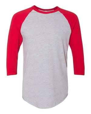 American Apparel BB453W - Heather Grey/ Red