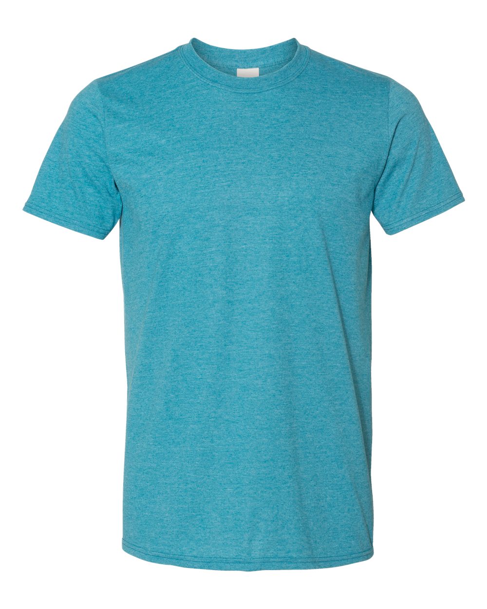 Gildan 64000 - Heather Galapagos Blue