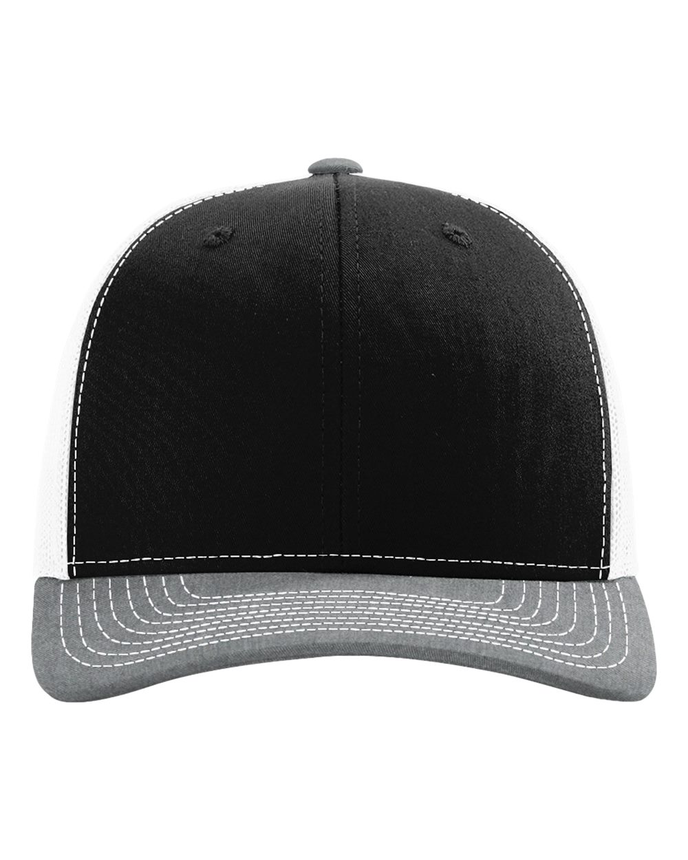 Richardson 112 - Black/ White/ Heather Grey