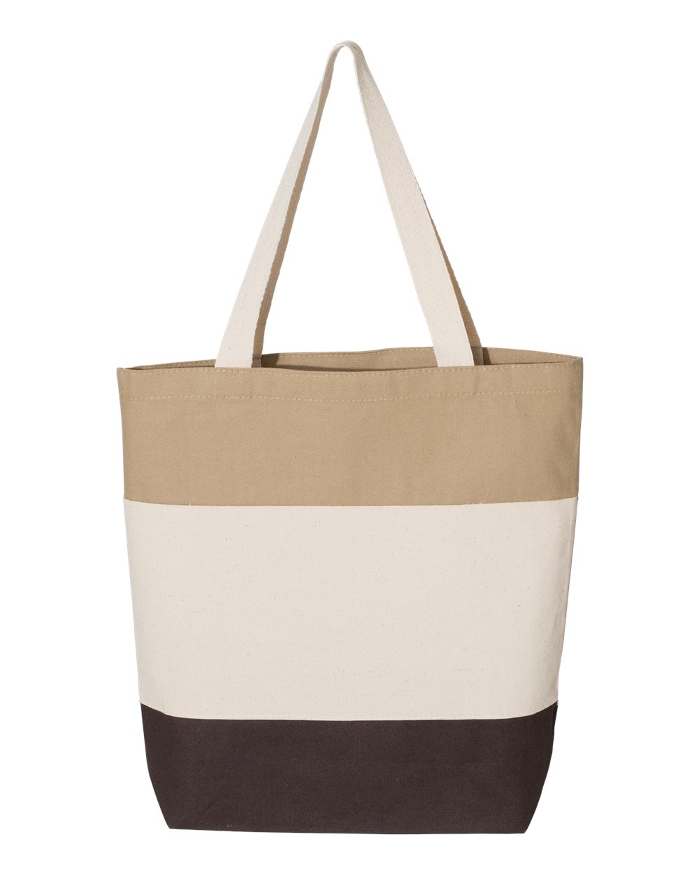 Q-Tees Q125900 - Chocolate/ Natural/ Khaki