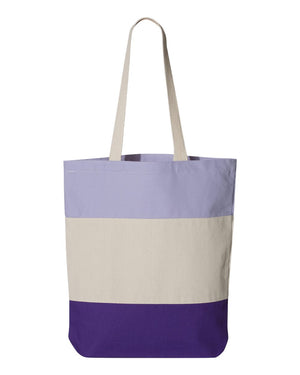 Q-Tees Q125900 - Purple/ Natural/ Lavender