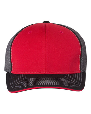 Richardson 172 - Red/ Charcoal/ Black Tri