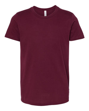 BELLA + CANVAS 3001Y - Maroon