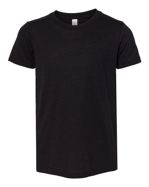 BELLA + CANVAS 3413Y - Solid Black Triblend