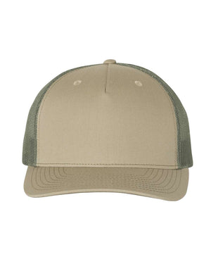 Richardson 112FP - Pale Khaki/ Loden Green