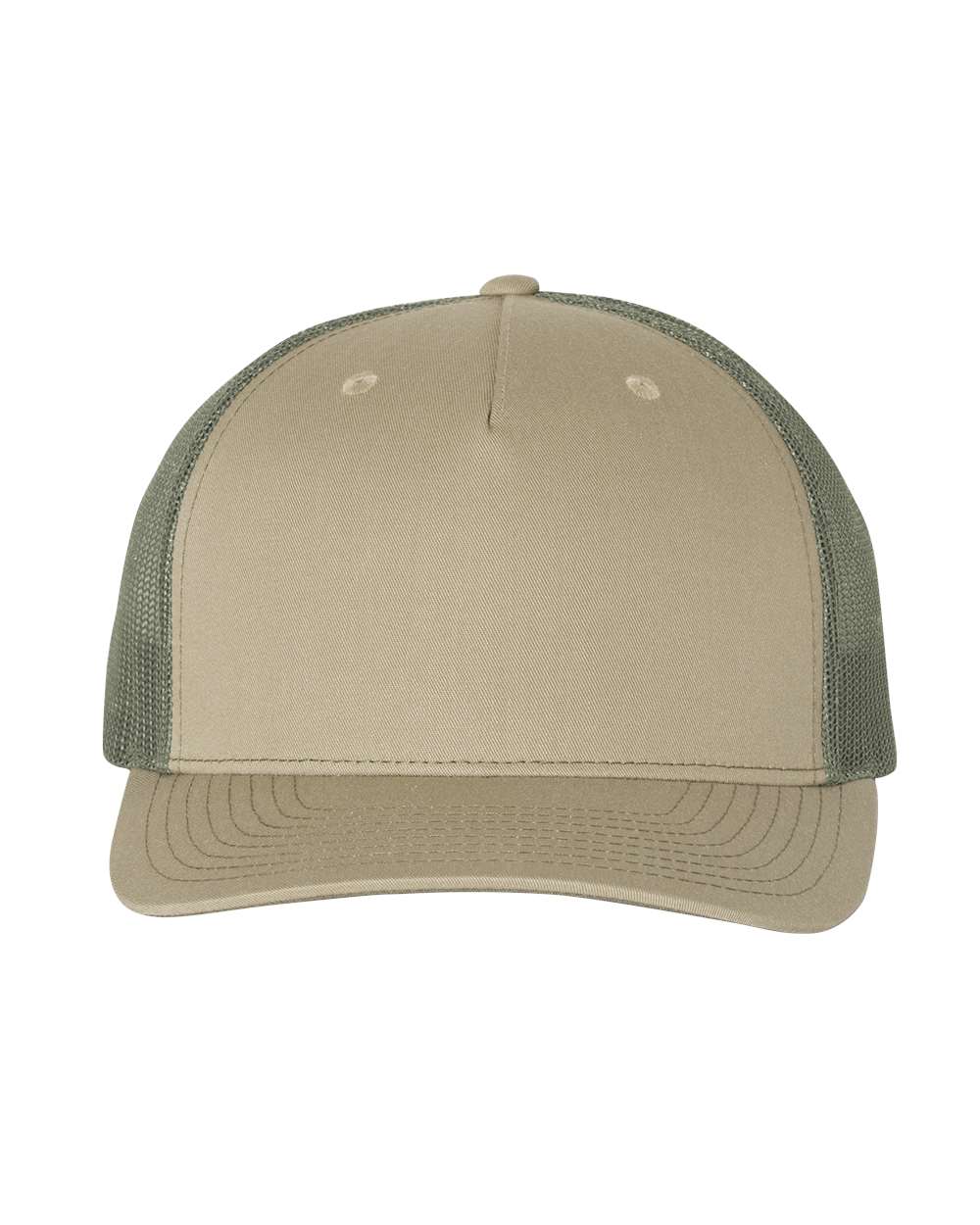 Richardson 112FP - Pale Khaki/ Loden Green