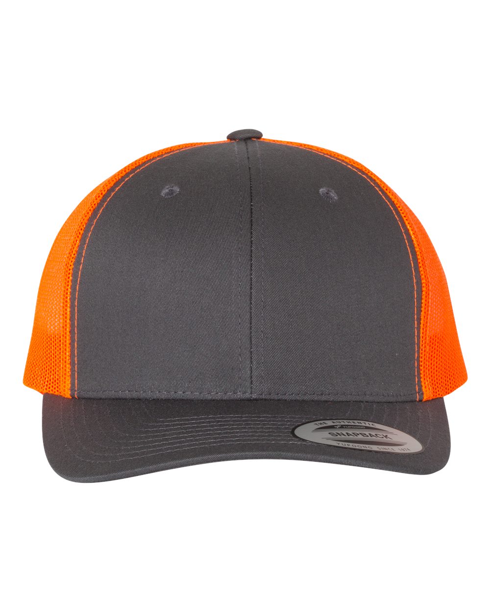 YP Classics 6606 - Charcoal/ Neon Orange