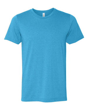 BELLA + CANVAS 3001CVC - Heather Aqua