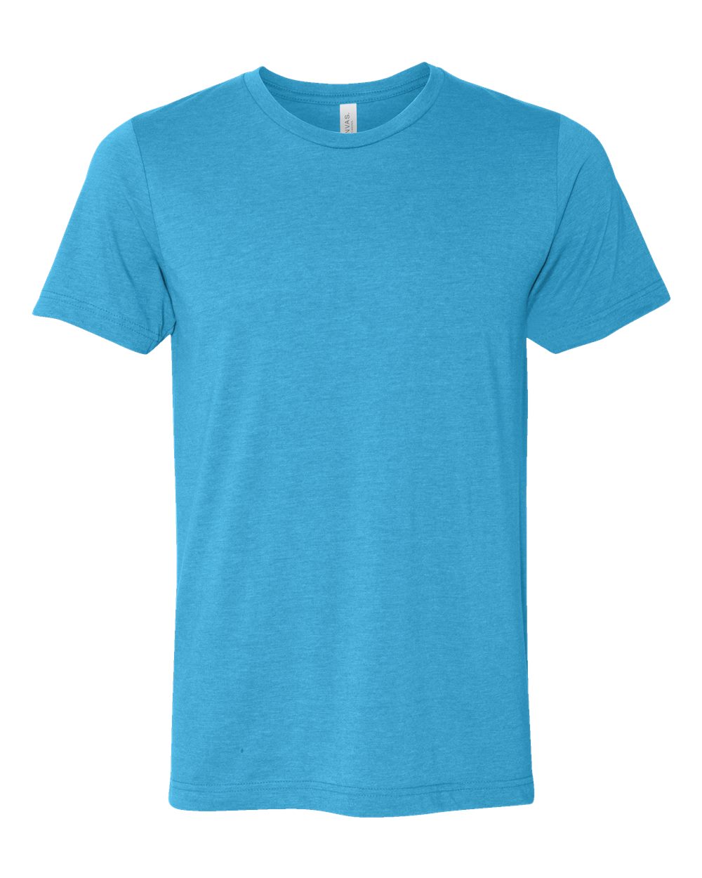 BELLA + CANVAS 3001CVC - Heather Aqua