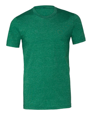 BELLA + CANVAS 3001CVC - Heather Grass Green