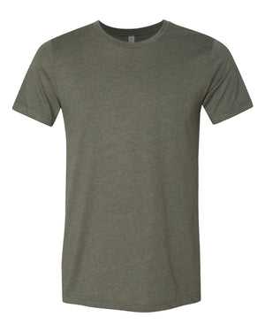 BELLA + CANVAS 3001CVC - Heather Military Green