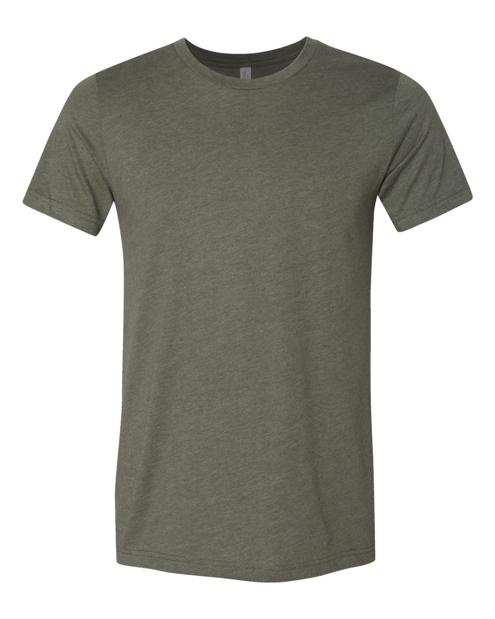BELLA + CANVAS 3001CVC - Heather Military Green