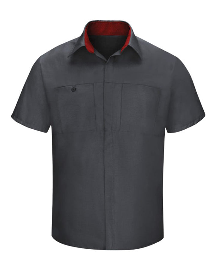 Red Kap SY42T - Charcoal/ Fireball Red