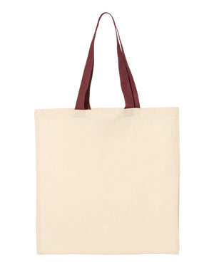 Q-Tees QTB6000 - Natural/ Maroon