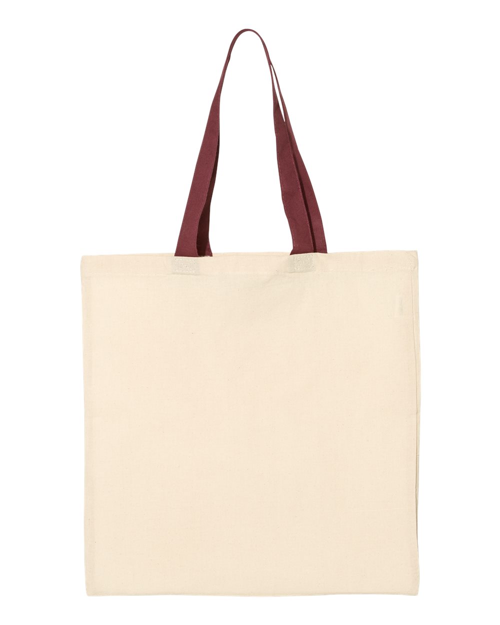 Q-Tees QTB6000 - Natural/ Maroon