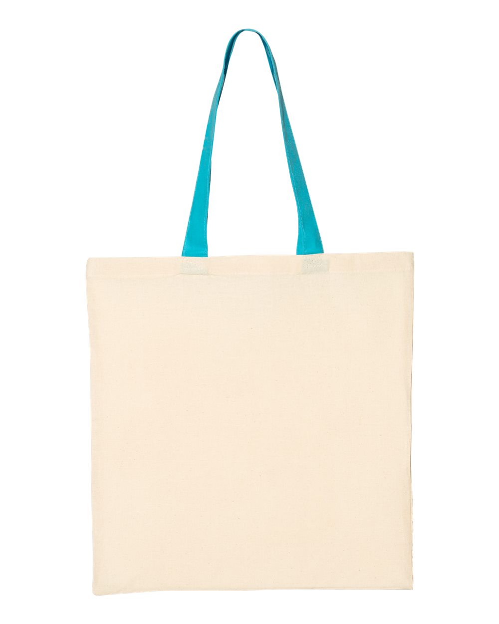 Q-Tees QTB6000 - Natural/ Turquoise