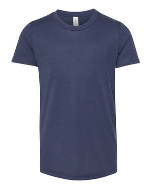 BELLA + CANVAS 3413Y - Solid Navy Triblend
