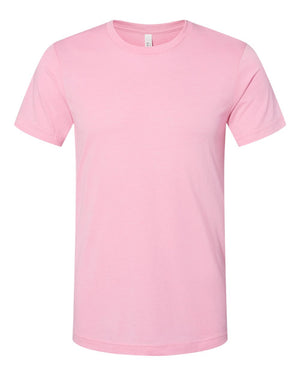BELLA + CANVAS 3001CVC - Heather Bubble Gum