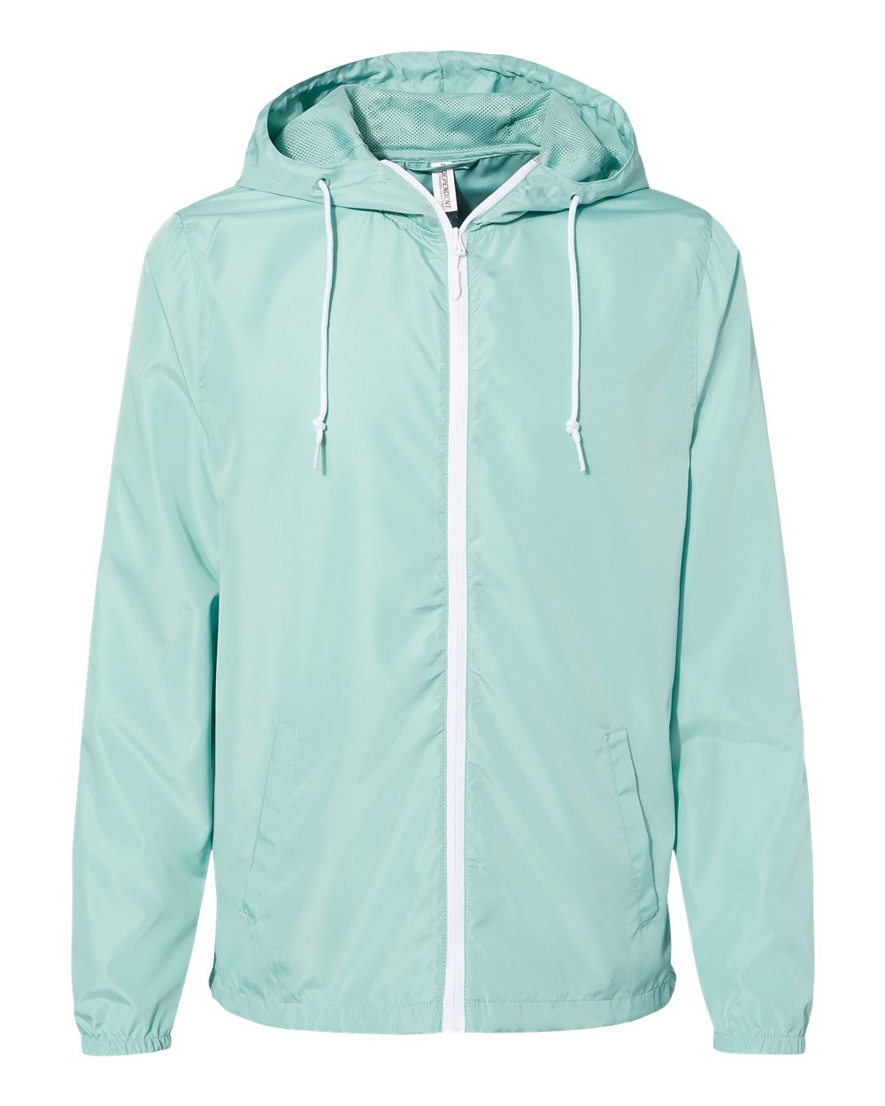 Independent Trading Co. EXP54LWZ - Aqua/ White Zipper
