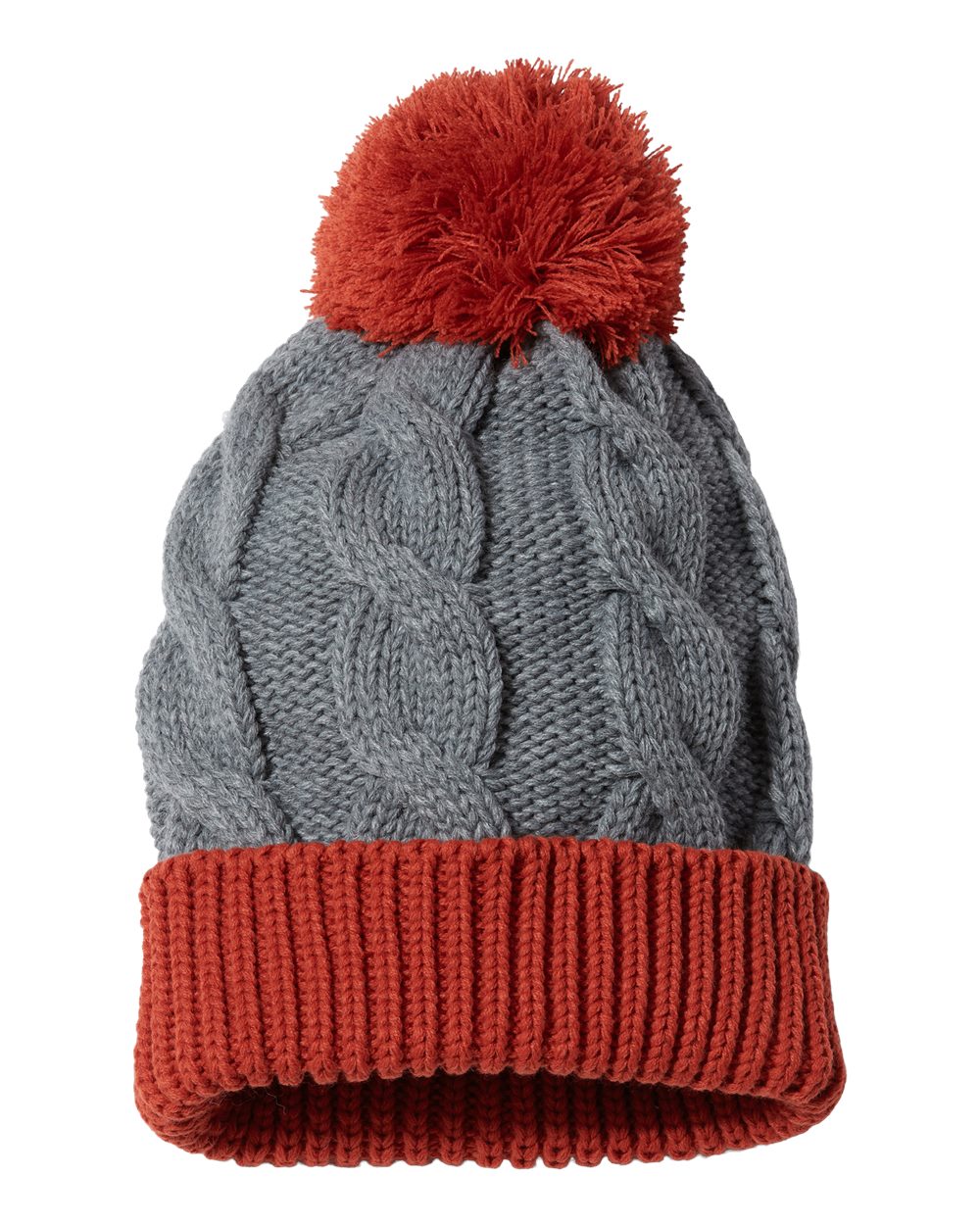 Richardson 141R - Heather Grey/ Rust