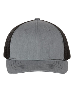 Richardson 112Y - Heather Grey/ Black