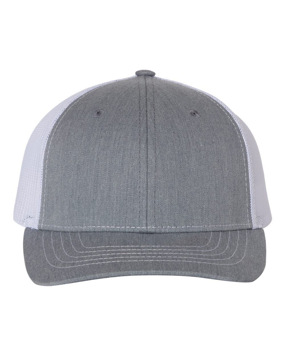 Richardson 112Y - Heather Grey/ White