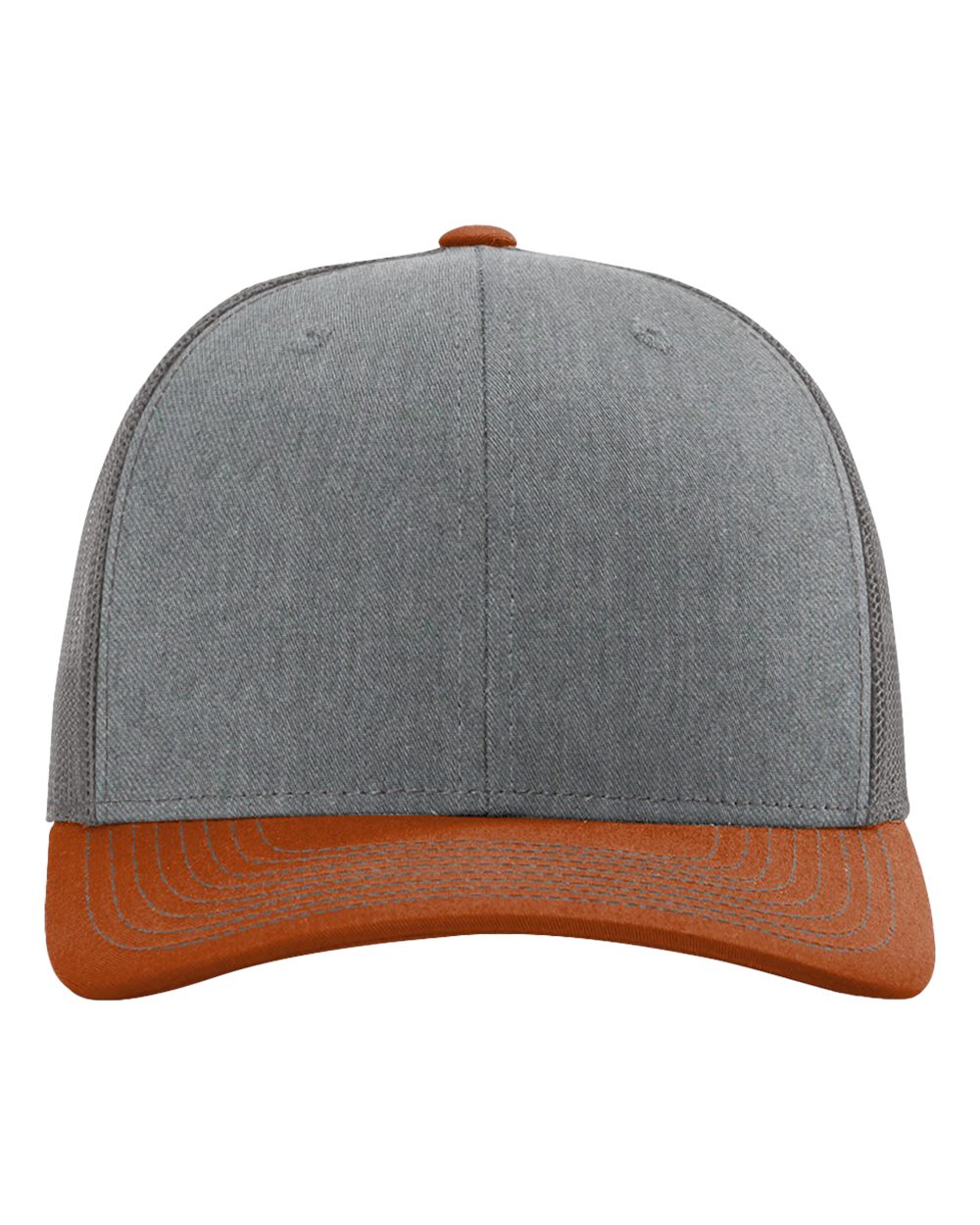 Richardson 112 - Heather Grey/ Charcoal/ Dark Orange