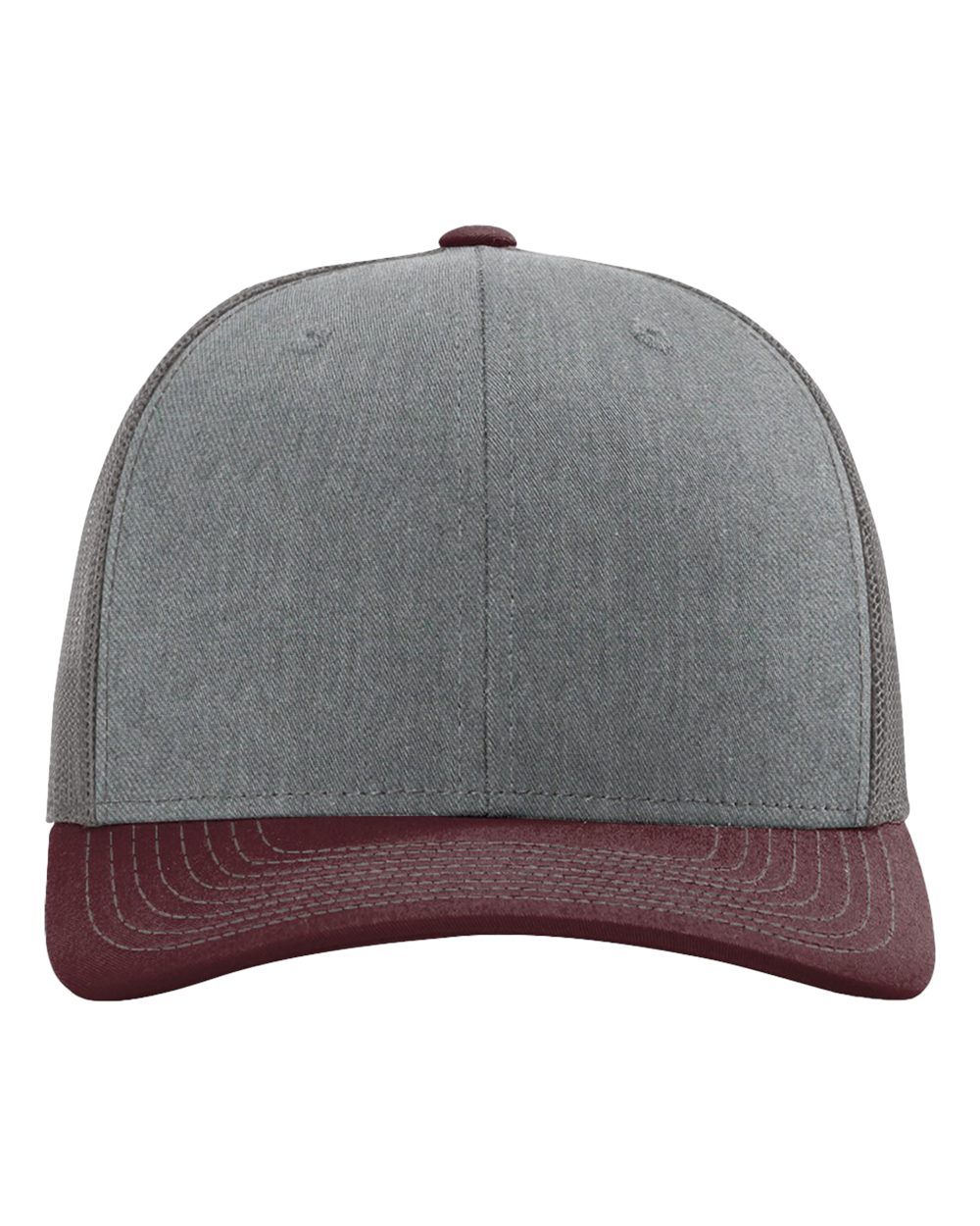 Richardson 112 - Heather Grey/ Charcoal/ Maroon