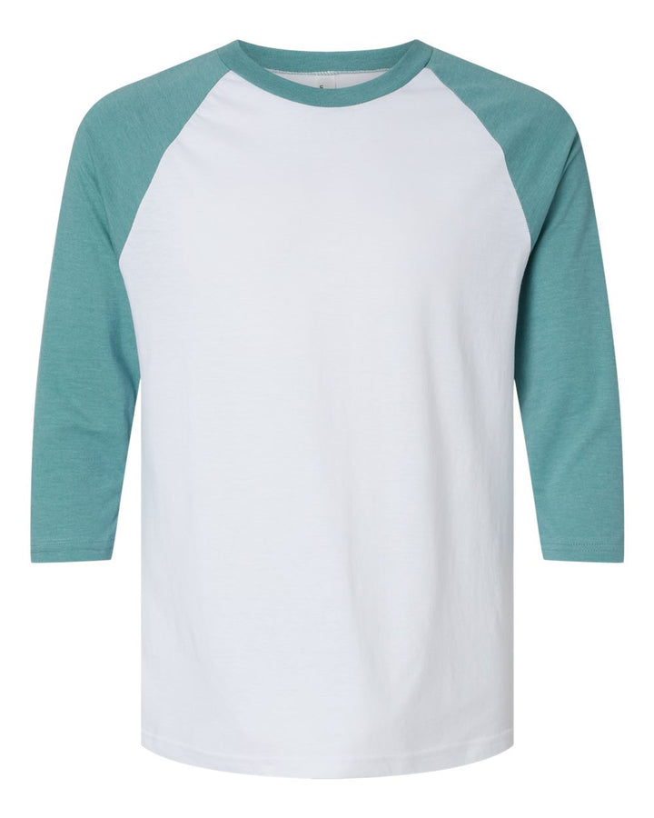 American Apparel 2003CVC - White/Heather Arctic